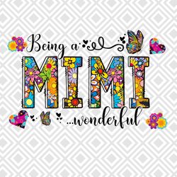 mimi png, happiness is being a mimi png, mimi tshirt design png, happ