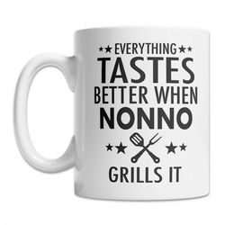 funny nonno mug - nonno barbecue mug - nonno father's day gift - cute nonno gift mug - italian grandpa gift idea - nonno