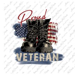 proud veteran png, veterans day png, combat boots png, american flag,