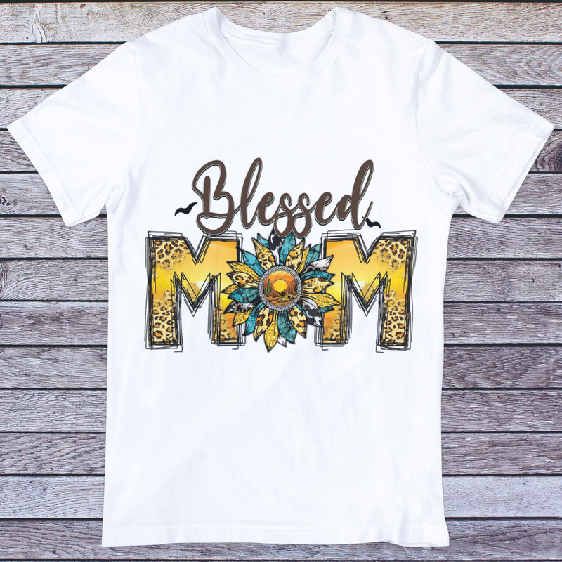Sunset Western Blessed Mom PNG, Western Mom Png, Desert Png, Sunflower Png, Leopard Design Png, Sunset png, Png Sublimation Design Download - 2.jpg