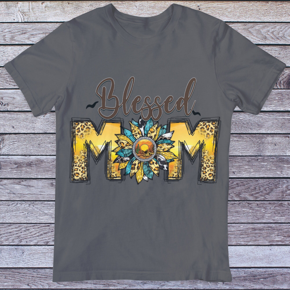 Sunset Western Blessed Mom PNG, Western Mom Png, Desert Png, Sunflower Png, Leopard Design Png, Sunset png, Png Sublimation Design Download - 3.jpg