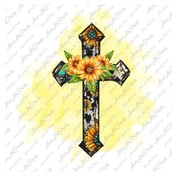 western cross png sublimation designs, cowhide cross png, cowhide