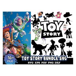 16 toy story bundle svg, disney svg, toy story svg