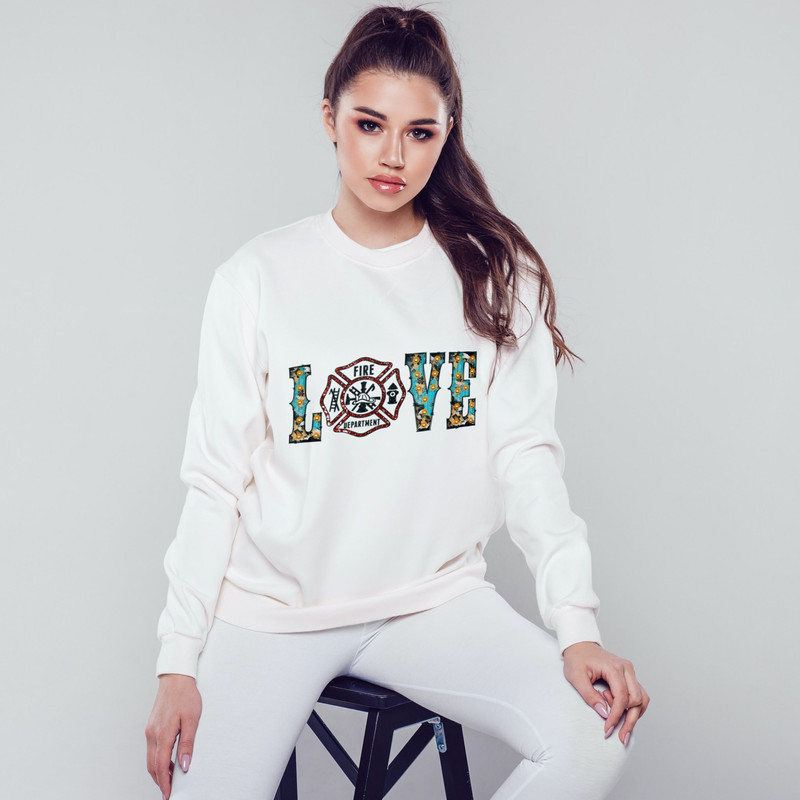 Western Love Fire department Png, Fire Dept Png, Fire Department Maltese Cross png, Firefighter Png Fire department shirt Design Sublimation - 2.jpg