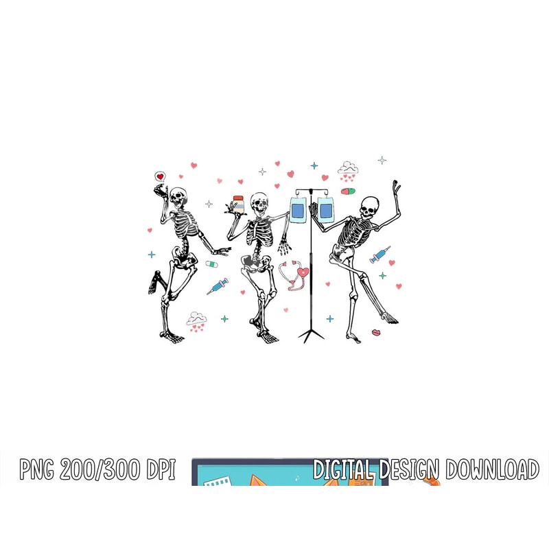 dancing skeleton happy valentines day nurse squad copy.jpg