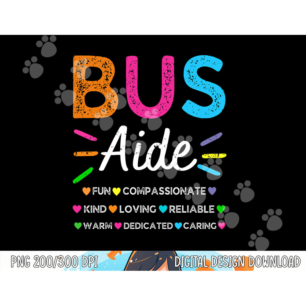 Bus Driver Aide Back to School Matching Group Squad png, sublimation copy.jpg