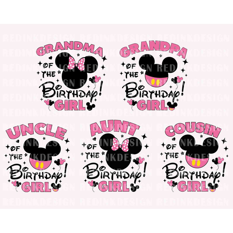Birthday Girl SVG Bundle, Birthday Shirt Svg, Mouse Birthday Svg, It's My Birthday Svg, Birthday Party Svg, Digital Download, Mouse Head Svg - 1.jpg