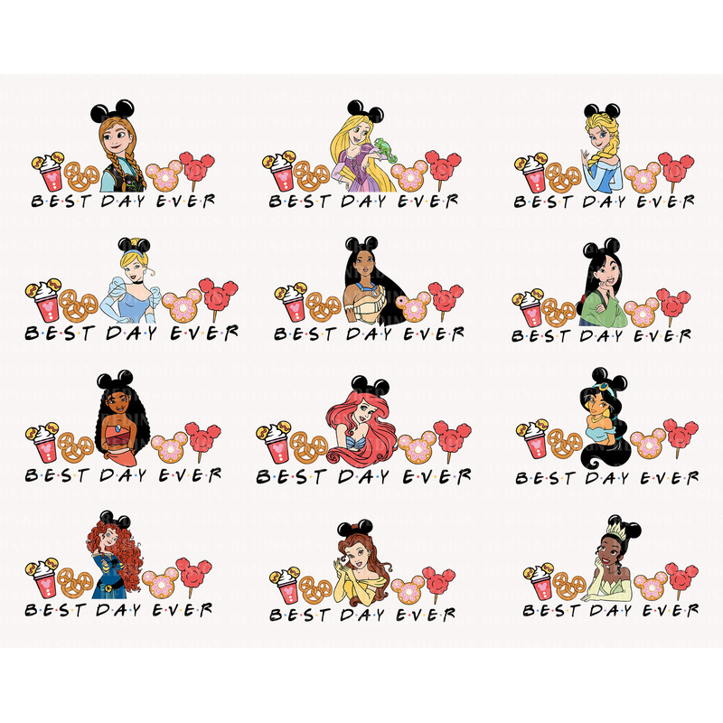 Bundle Best Day Ever Svg, Princess Svg, Family Vacation Svg, Family Trip Svg, Vacay Mode Svg, Magical Kingdom Svg, Family Matching Shirt Svg - 1.jpg
