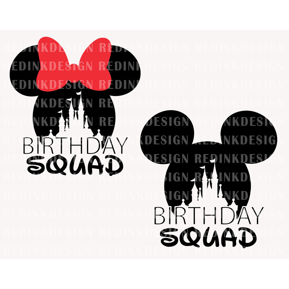 Bundle Birthday Squad Svg , Birthday Svg, Magical Castle Svg, Birthday Shirt Svg, Mouse Birthday Svg, Birthday Party Svg, Digital Download - 1.jpg