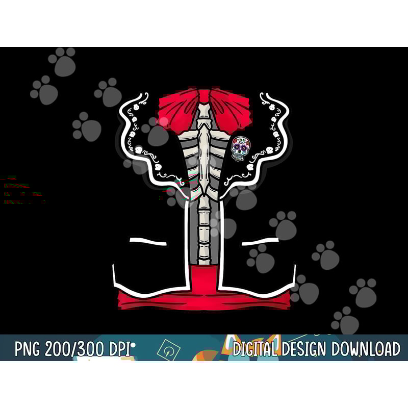 Day Of The Dead Halloween Costume Dia de los Muertos png, sublimation png, sublimation copy.jpg