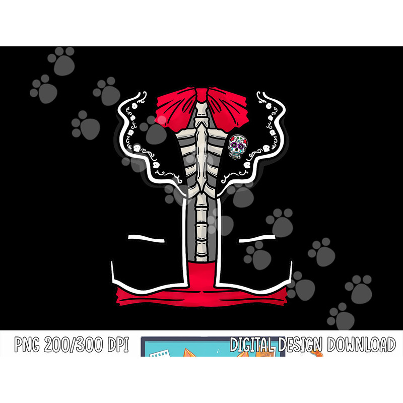 Day Of The Dead Halloween Costume Dia de los Muertos png, sublimation png, sublimation copy.jpg