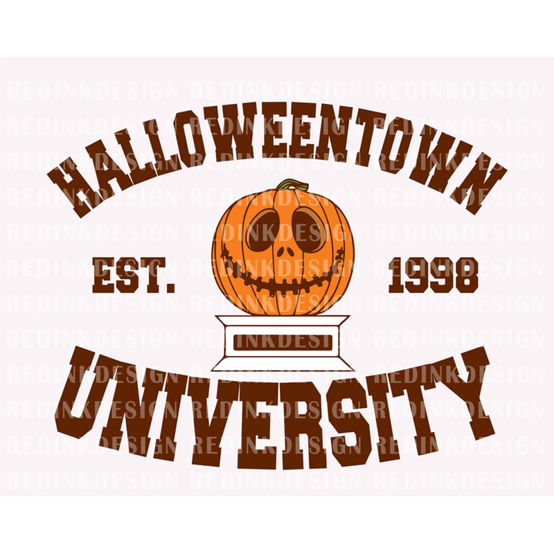 Halloween Townn University 1998 SVG, Halloween Pumpkin Svg, Spooky Vibes Svg, Fall Svg, Trick Or Treat Svg, Boo Svg, Halloween Shirt Svg - 1.jpg