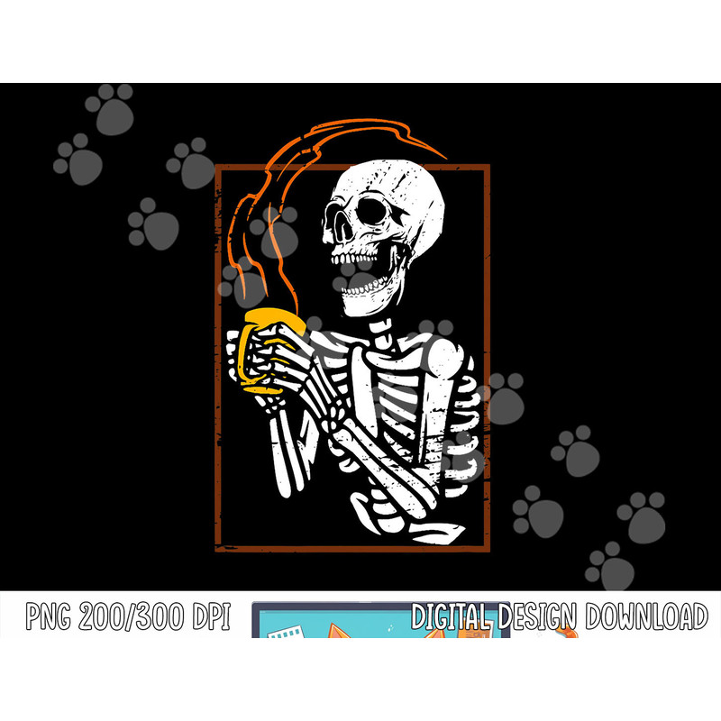 Dead But Caffeinated Coffee Lover Skeleton Halloween Costume png, sublimation copy.jpg