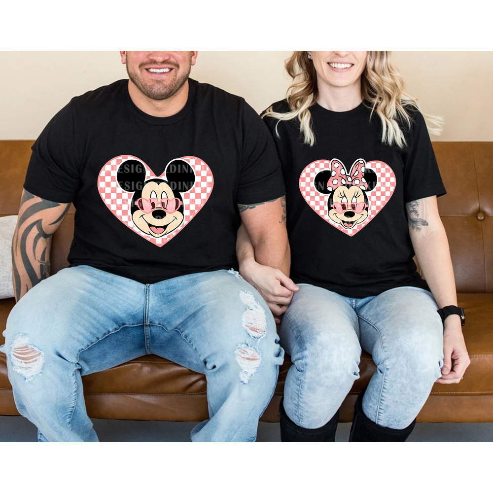 Mouse Love Bundle Svg, Mouse Heart Plaid Svg, Funny Valentine's Day, Valentine's Day, Mouse Valentine Svg, Valentines shirt SVG File - 4.jpg