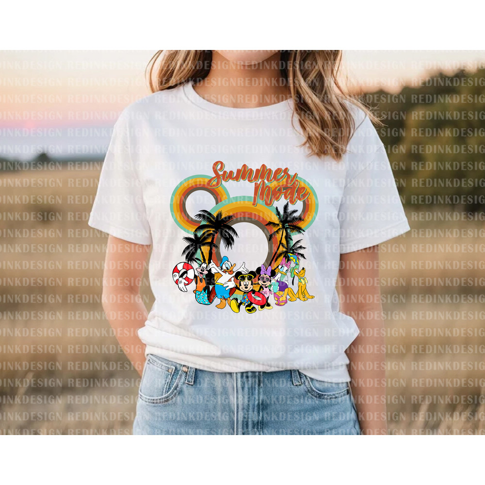 Retro Summer Mode Svg, Summer Vacation Svg, Family Trip 2023 Svg, Magical Kingdom Svg, Mouse And Friends Svg, Colorful Vacay Mode Svg - 2.jpg