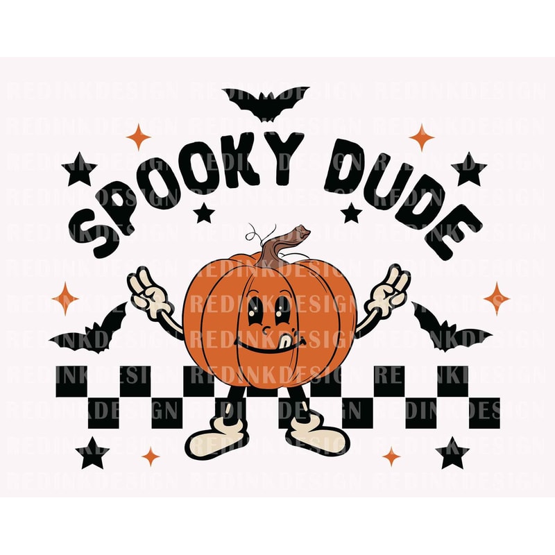 Spooky Dude SVG, Halloween Svg, Retro Fall Svg, Trick Or Treat Svg, Halloween Pumpkin Svg, Spooky Svg, Halloween Boy Kid Png - 1.jpg