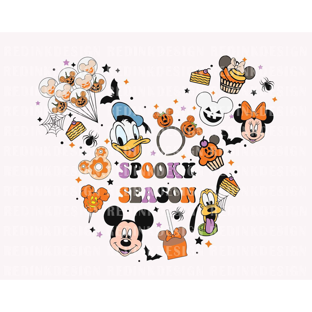 Spooky Season SVG, Halloween Doodle Svg, Trick Or Treat Svg, Halloween Png, Pumpkin Svg, Halloween Shirt Design, Digital Download - 1.jpg