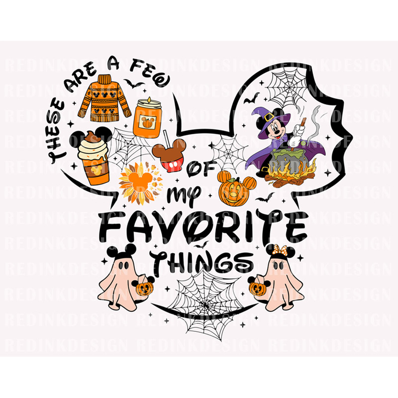 There Are A Few Of My Favorite Things SVG, Halloween Snacks Svg, Spooky Vibes Svg, Trick Or Treat Svg, Boo Svg, Halloween SVG for Shirt - 1.jpg