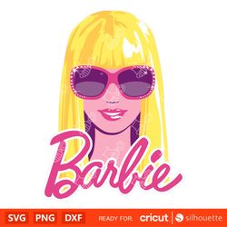 Fashion Barbie Girl Svg, Pink Doll Svg, Layered SVG files, Cricut, Silhouette Vector Cut File