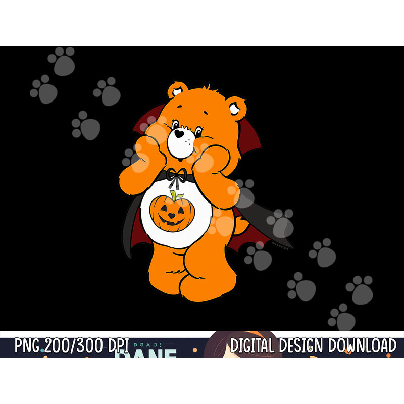 Care Bears Trick-Or-Sweet Bear Vampire Halloween Costume png,sublimation copy.jpg