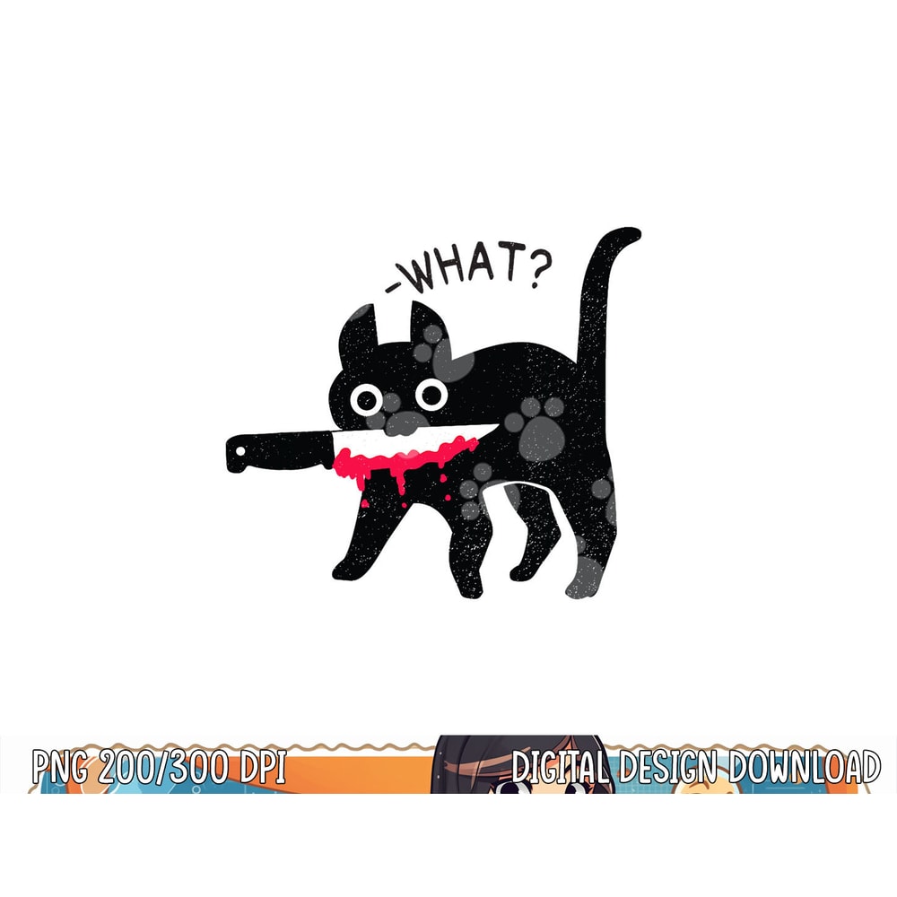 Cat What Funny Murderous Black Cat With Knife Halloween png, sublimation copy.jpg