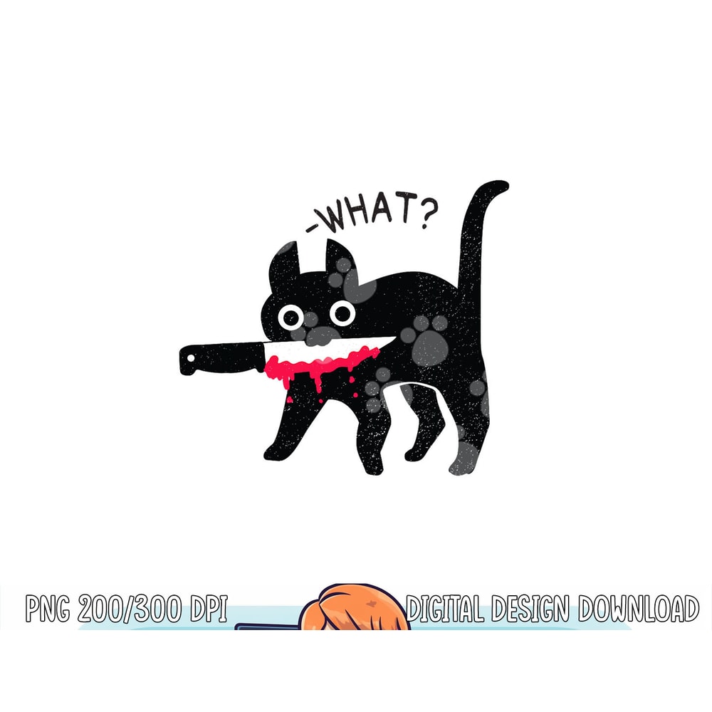 Cat What Funny Murderous Black Cat With Knife Halloween png, sublimation copy.jpg