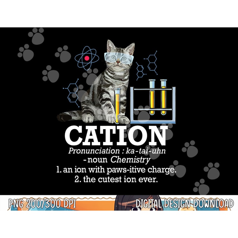 Cation - Funny Chemistry Humor Science Teacher Cat Pun png, sublimation copy.jpg