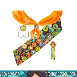 disney and pixar s up russell halloween costume png, sublimation copy