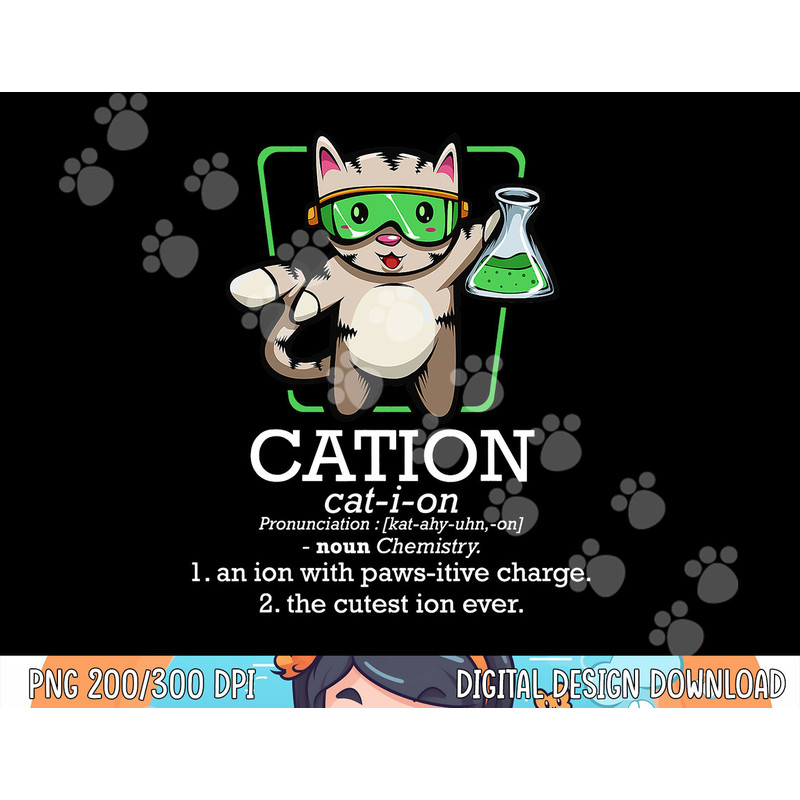Cation Cute Science Cat Pawsitive Element Chemistry Teacher png, sublimation copy.jpg