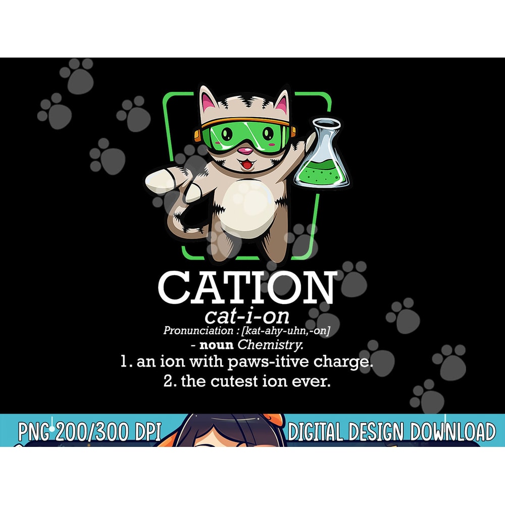 Cation Cute Science Cat Pawsitive Element Chemistry Teacher png, sublimation copy.jpg