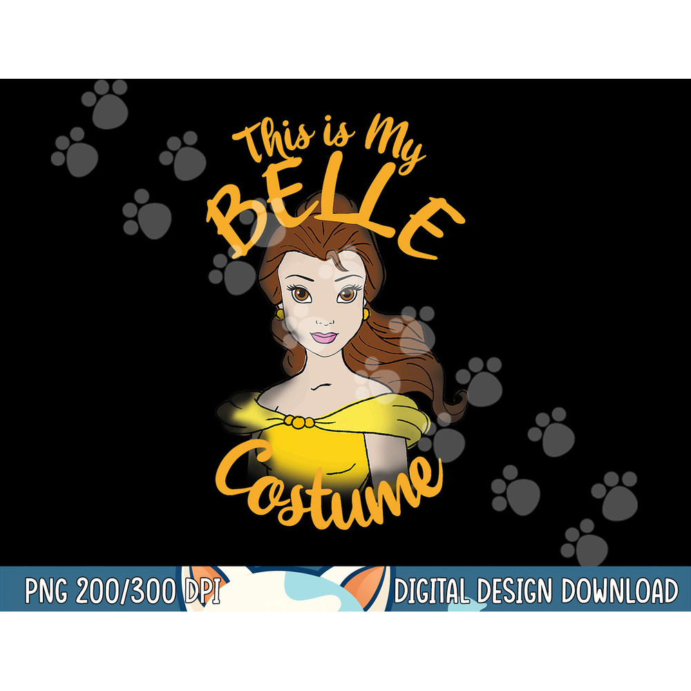 Disney Beauty And The Beast Belle My Costume Halloween png, sublimation copy.jpg