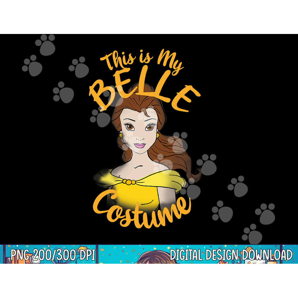 Disney Beauty And The Beast Belle My Costume Halloween png, sublimation copy.jpg