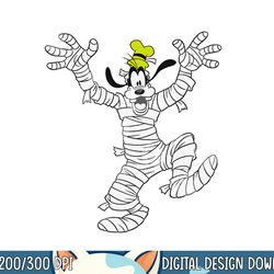 disney goofy in mummy costume halloween png, sublimation copy