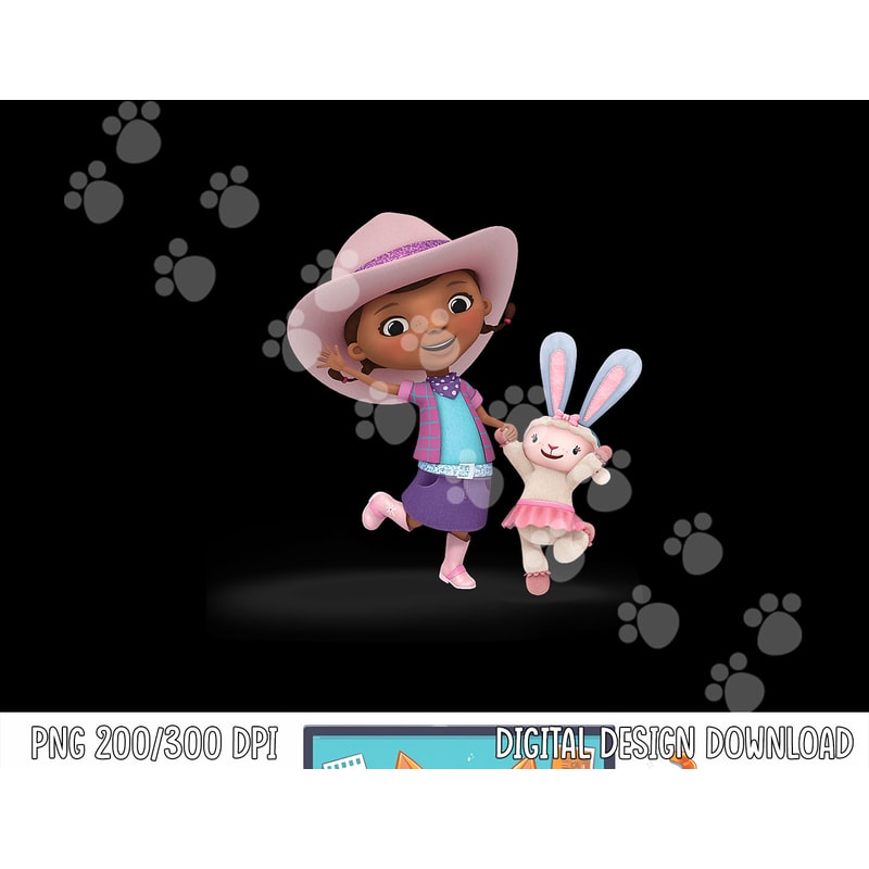 Disney Halloween Doc McStuffin Cowgirl and Lambie png, sublimation copy.jpg