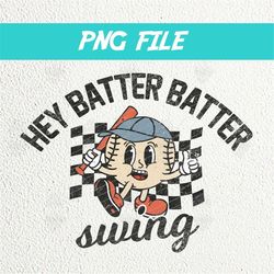 baseball png sublimation, hey batter batter swing