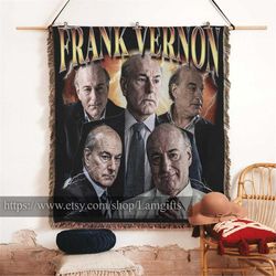 Frank Vernon Blanket, Frank Vernon Photo Blanket, Frank Vernon Peter Friedman Blanket, Peter Friedman Collage Blanket, F