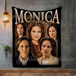 Monica Reyes Blanket, Monica Reyes Photo Blanket, Monica Reyes Annabeth Gish Throw Blanket, Annabeth Gish Blanket Collag