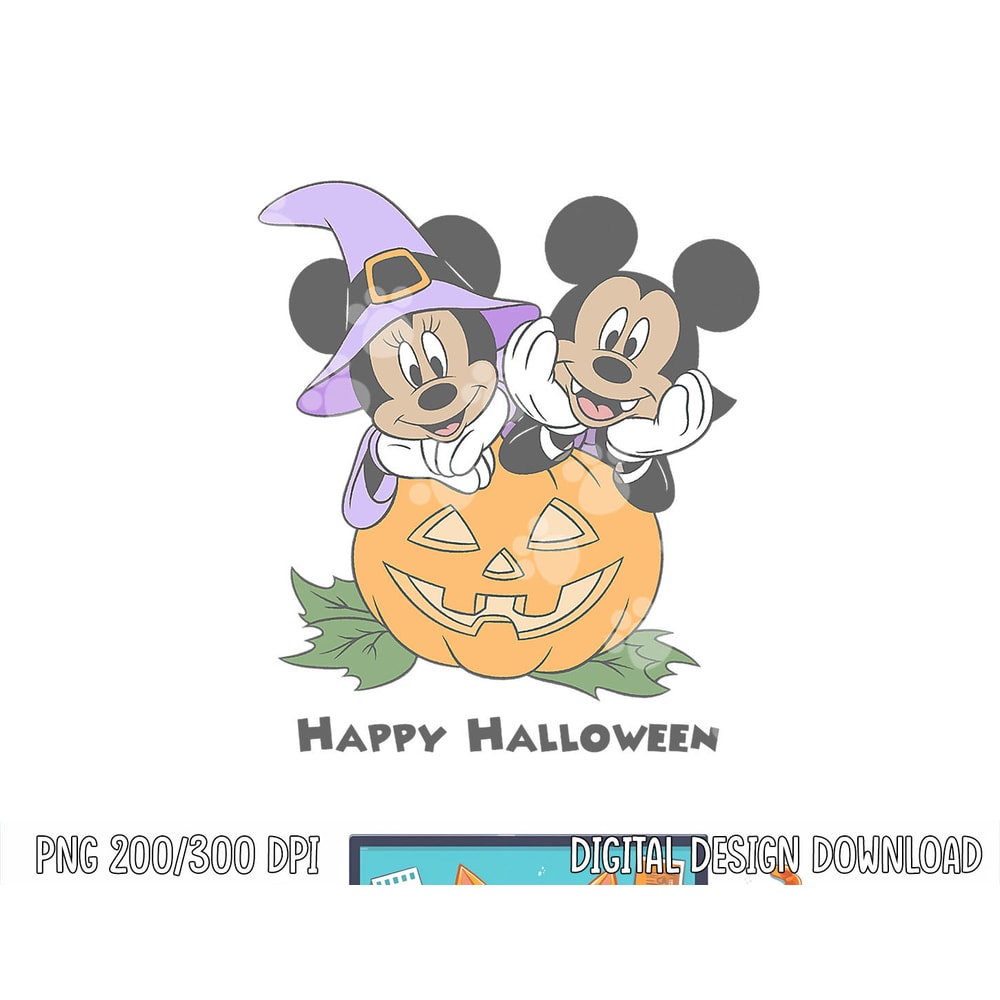 Disney Mickey And Friends Halloween Pumpkin Mickey & Minnie png, sublimation copy.jpg