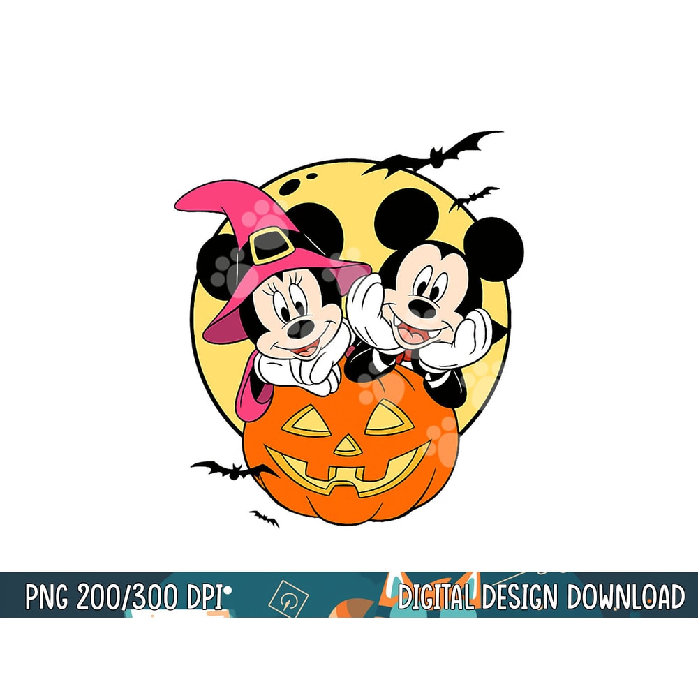 Disney Mickey and Minnie Halloween png, sublimation copy.jpg