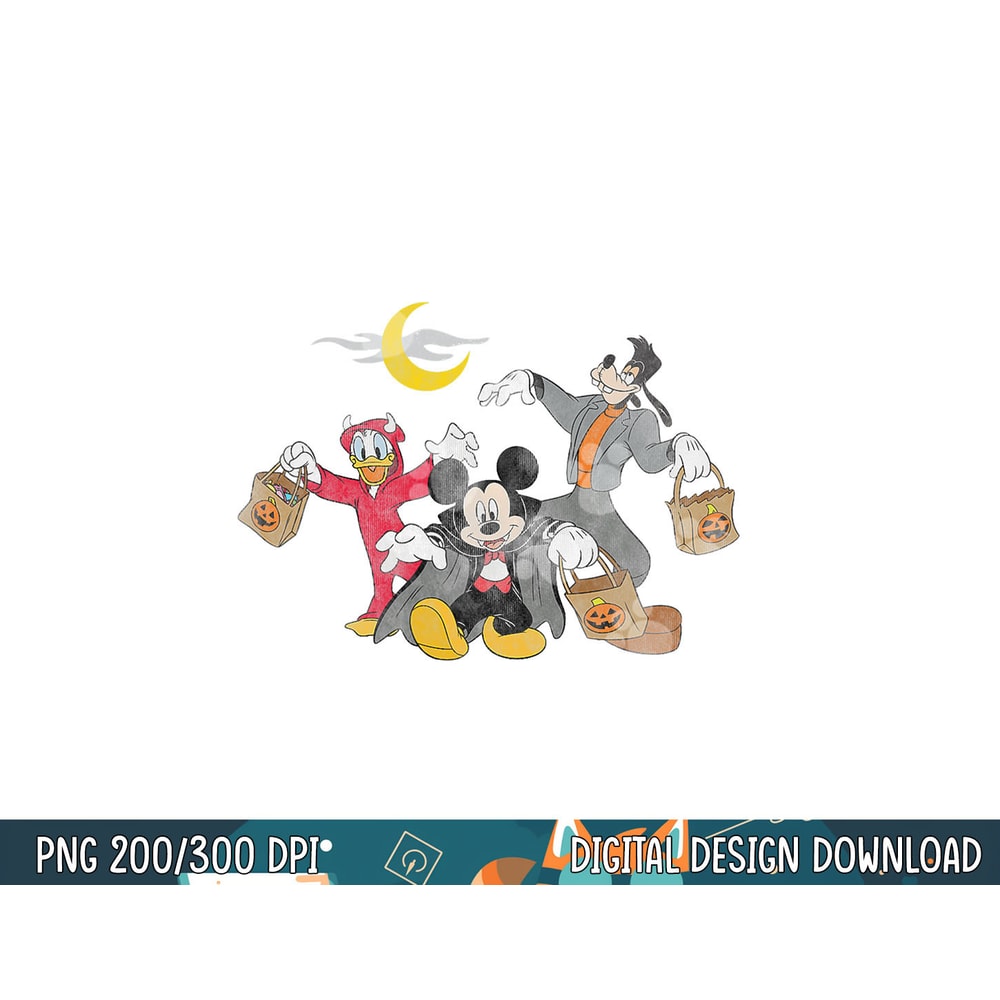 Disney Mickey goofy Donald Halloween Squad png, sublimation copy.jpg