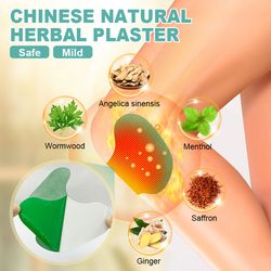 12/60pcs Knee Patch Pain Relieving Patch Reduce Inflammation Self-Heating Sticker Cold Protection Wormwood Extract Beaut
