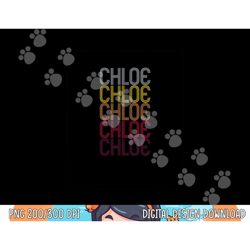 Chloe Name Gift Personalized First Name png, sublimation copy.jpg