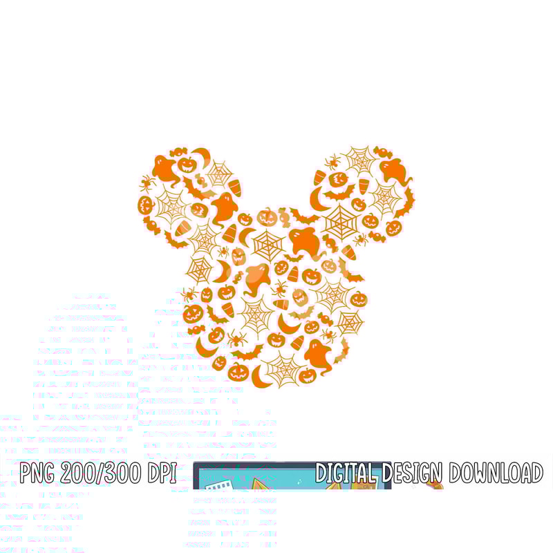 Disney Mickey Mouse Halloween Silhouette png, sublimation copy.jpg