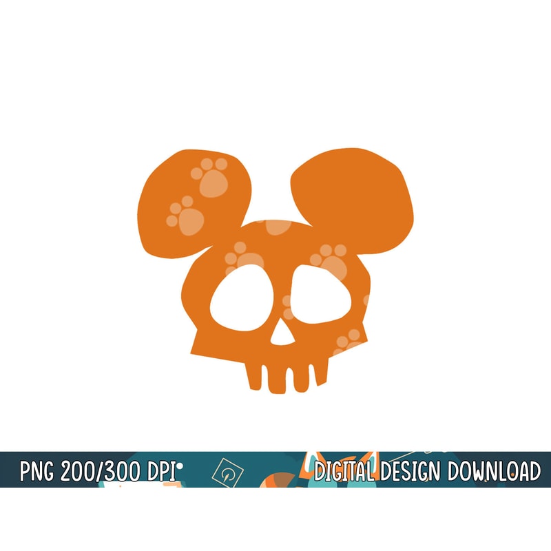 Disney Mickey Mouse Skull Halloween png, sublimation copy.jpg