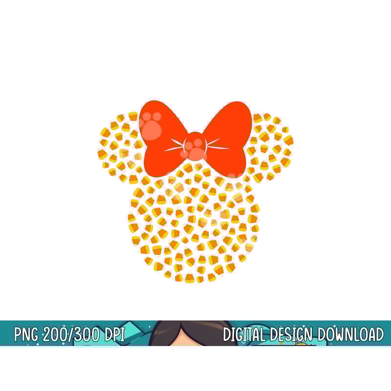 Disney Minnie Mouse Candy Corn Halloween png, sublimation copy.jpg