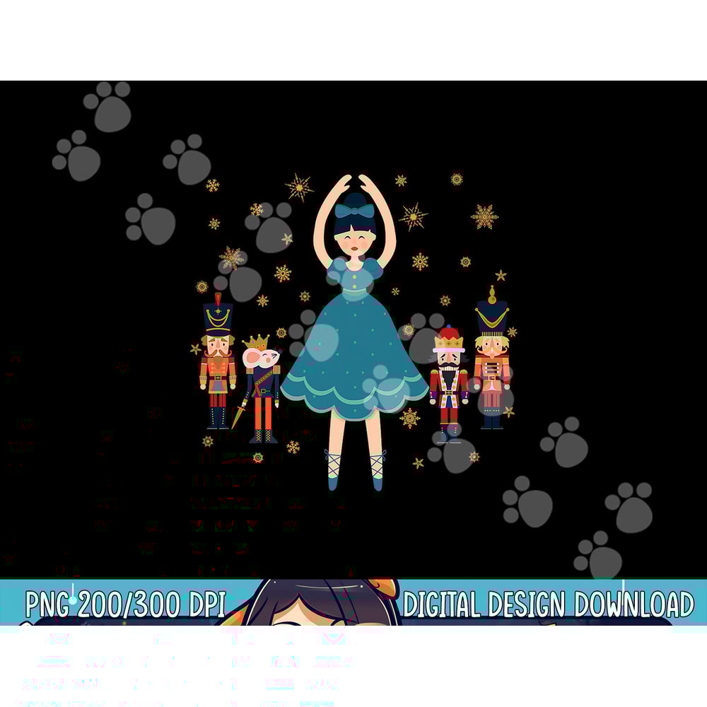 Christmas Ballet Clara Mouse King Princess Nutcracker png, sublimation copy.jpg