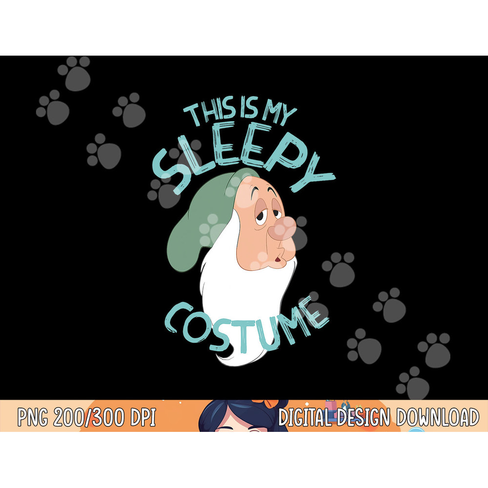 Disney Snow White This Is My Sleepy Costume Halloween png, sublimation copy.jpg