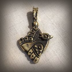 handmade bird Necklace pendant,Vintage brass Bird charm,ukraine handmade jewelry,bird symbol,for jewelry making,bird