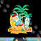 Christmas in July Dabbing Santa - Tropical Christmas Surfing png, sublimation copy.jpg