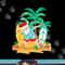 Christmas in July Dabbing Santa - Tropical Christmas Surfing png, sublimation copy.jpg